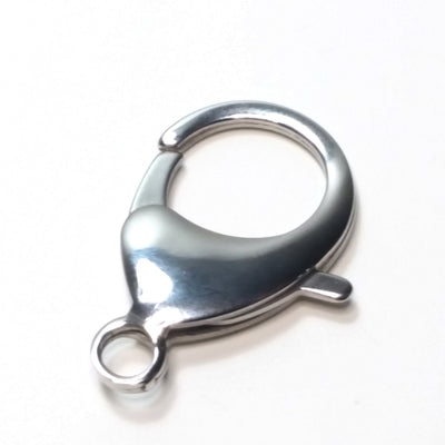 33mm Lobster Clasps, Stainless Steel, Lot Size 5 Clasps