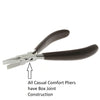 Casual Comfort Jewelry Making Pliers Set with Wood Block, 8 Pieces, Box Joint, Return Leaf Spring, Beadsmith Brand, #309