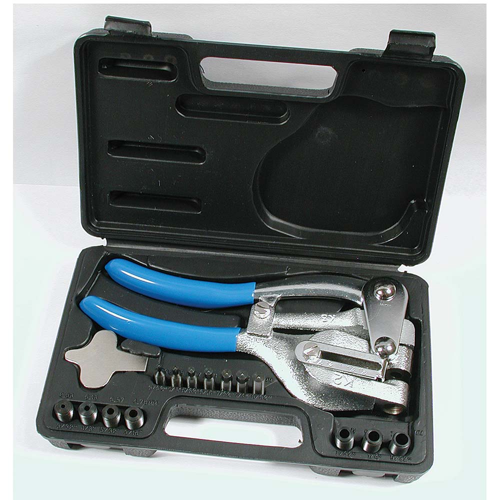 Mighty Punch Kit 7 Die Sets, 2.3, 3.1, 3.9, 4.7, 5.5, 6.3 ,7.1mm, MP 113