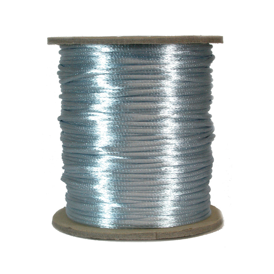 Light Blue Rattail, 1mm, Size #0, 70 Yard Spool, USA Made, RTLB0