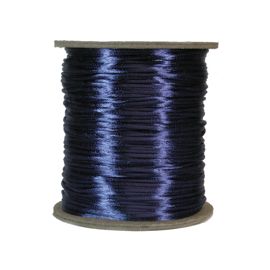 Royal Blue Rattail, 1mm, Size #0, 70 Yard Spool, USA Made, RTRB0
