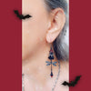 Gothic Dragonfly Earrings, Black Do It Yourself Jewelry Kit, Vampire Inspired #1031