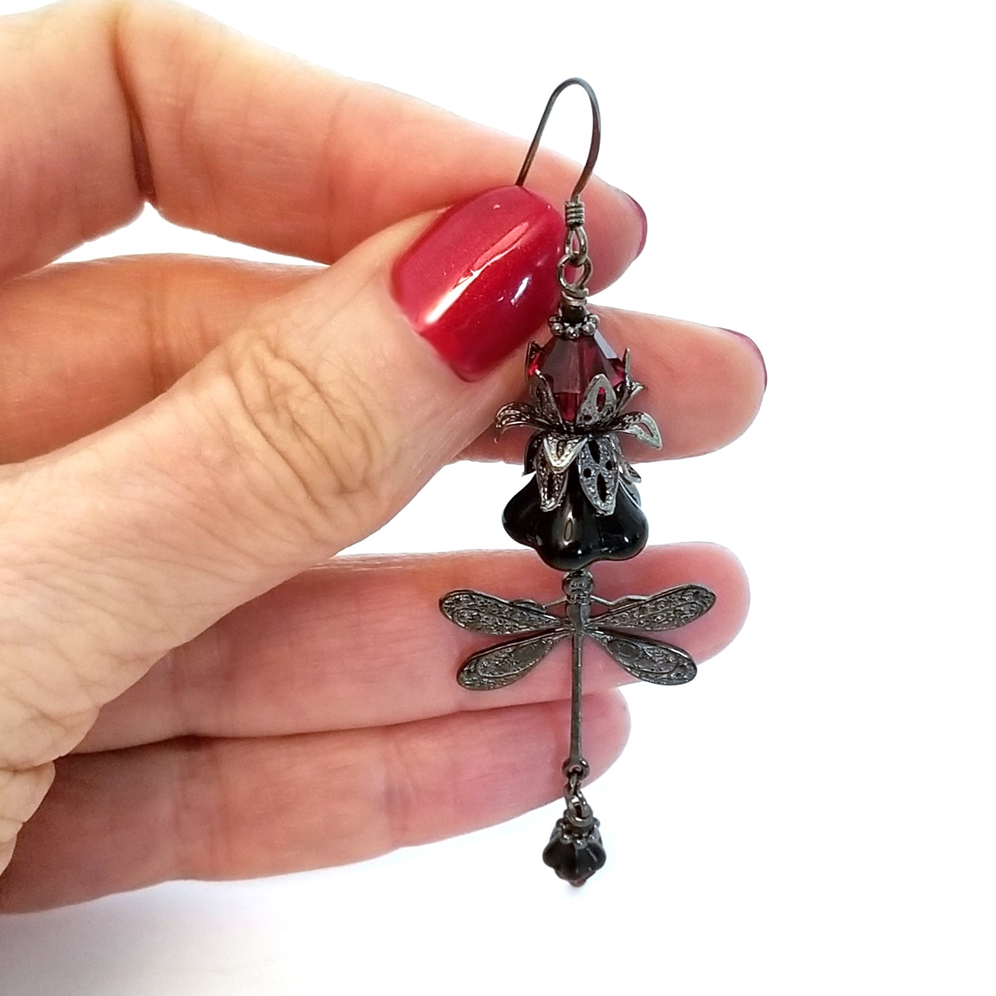 How to Make Wrapped Bead and Charm Earrings