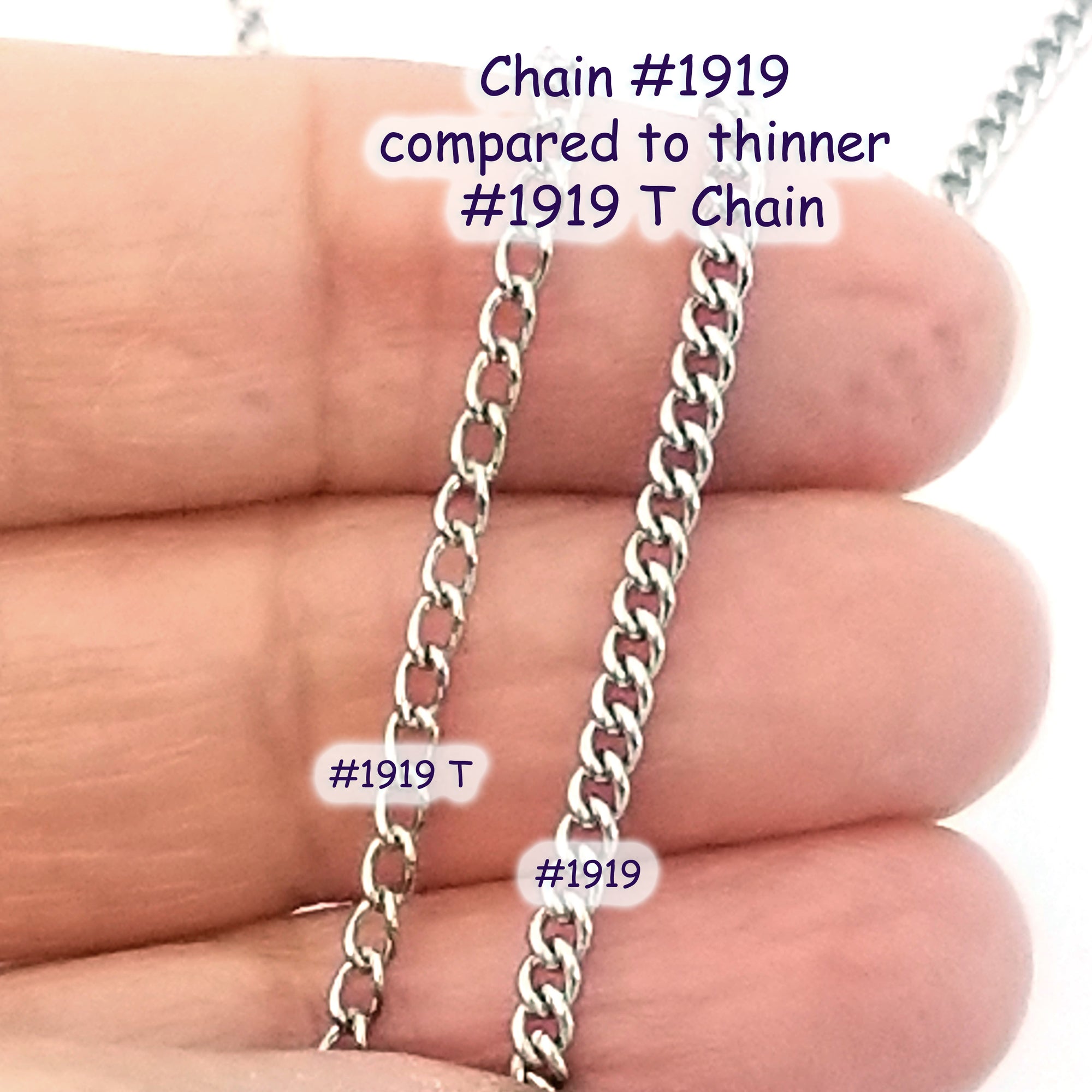 Fine Twist Chain, Stainless Steel, Decorative Rolo Chain, 3x2x0.6mm, Lot Size 50 Meters Spooled, #1919