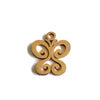 Butterfly Charms, 24kt Rose Gold Plated Stainless Steel, 14x12x1mm,1.5mm Hole, Lot Size 5 Charms, #1666 RG