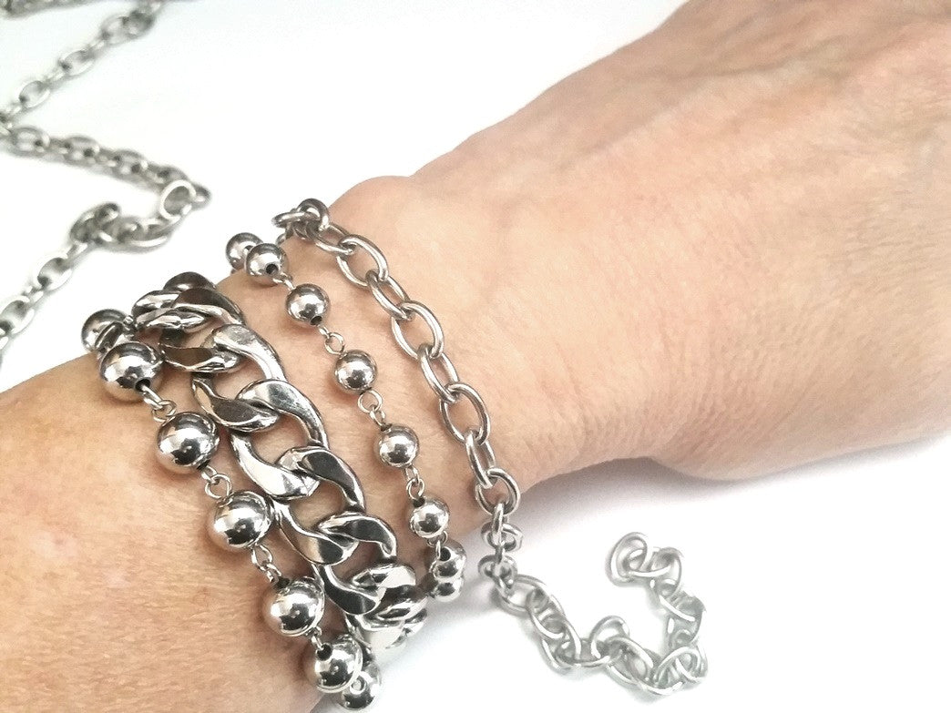Thick Stainless Steel Jewelry Chain, 10 Meter Spool, Open Links,6x8x1.5mm, #1932-1