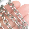 Thick Stainless Steel Jewelry Chain, 10 Meter Spool, Open Links, 9x6x1.4mm, #1932