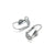 Scallop Design Lever Back Ear Wire, 19mm, 100 Pieces, #1346