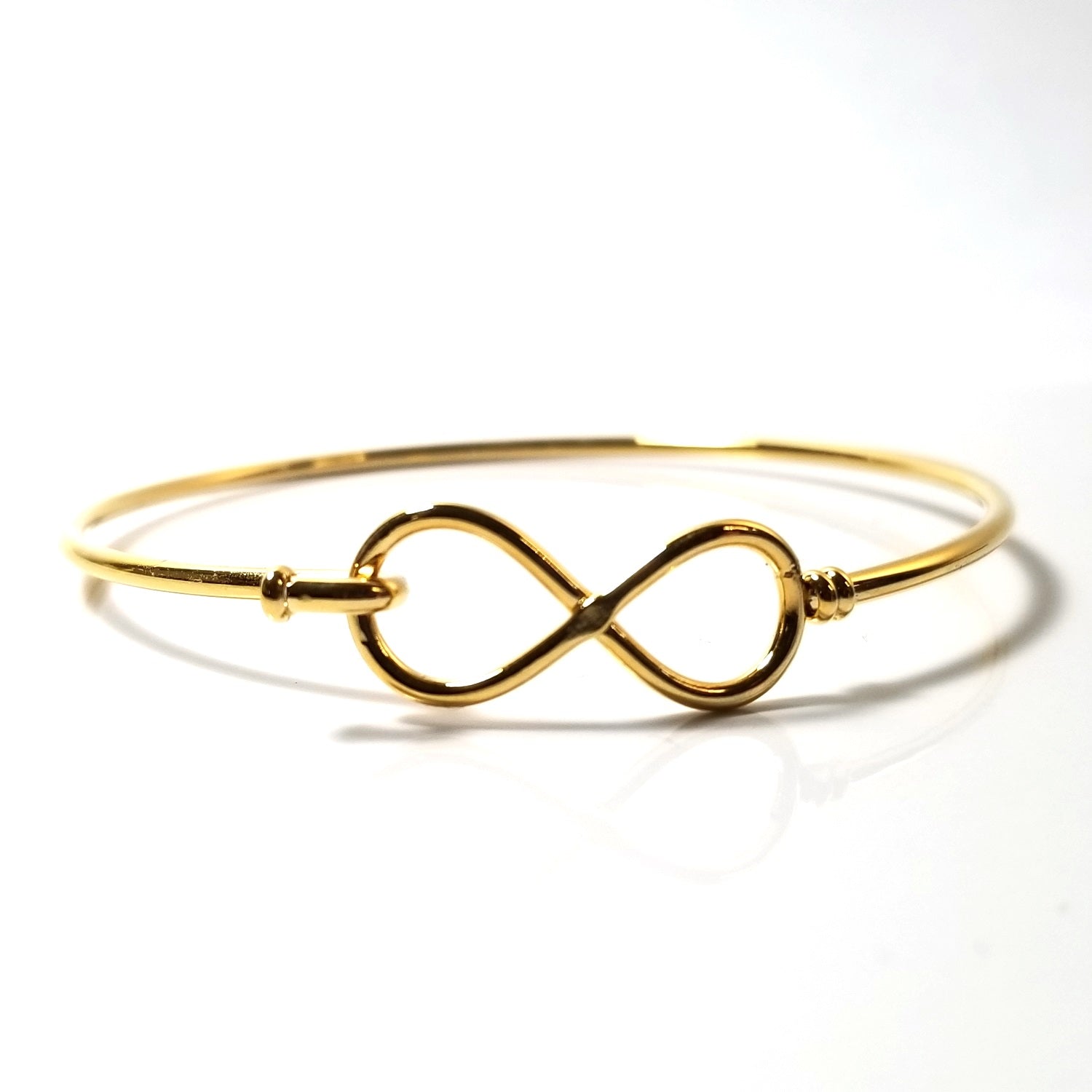 Gold Infinity Bangle Bracelet 2024 | favors.com