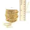 Gold Stainless Box Chain, 2mm Closed Links, 20 Meter Roll, #1953 G