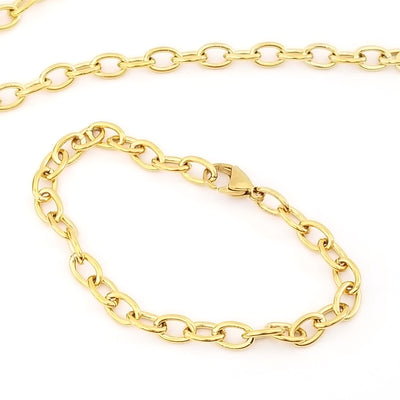 Chain shown with 15mm clasp