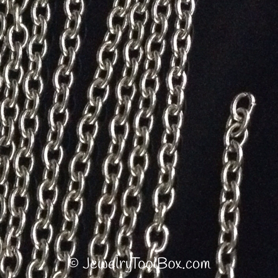 Stainless Steel Ball Chain - 50 Foot Spool - Metal Designz