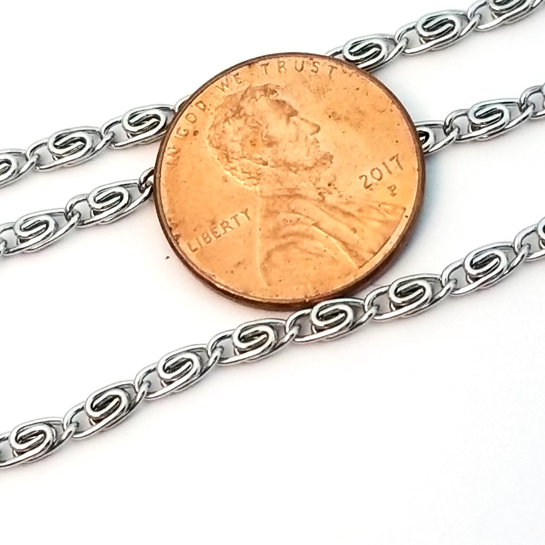Lumachina Chain, 6x3mm, Lot Size 50 meters, #1962