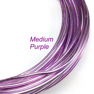 Medium Purple Aluminum Wire