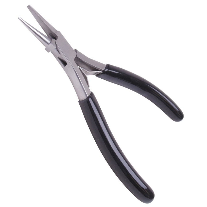 Chain Nose Pliers, Jewelry Making Tools, Ergonomic Grip Handles, Box Joint,  Return Leaf Spring, Beadsmith Brand, 1162 53 