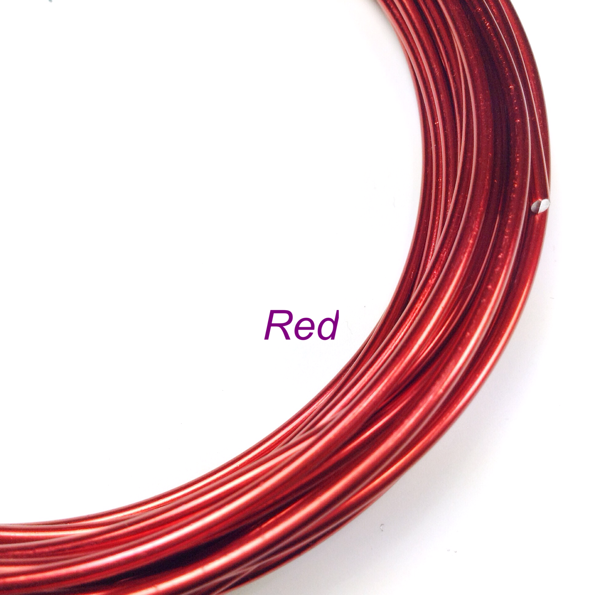 16g Square Anodized Aluminum Wire (0.063''x0.063'') - 30ft roll