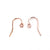 Rose Gold Filled Ear Wires,  Earrings Hooks, Easy Attach, Easy Change Style, 12 Pieces, #1348 RGF