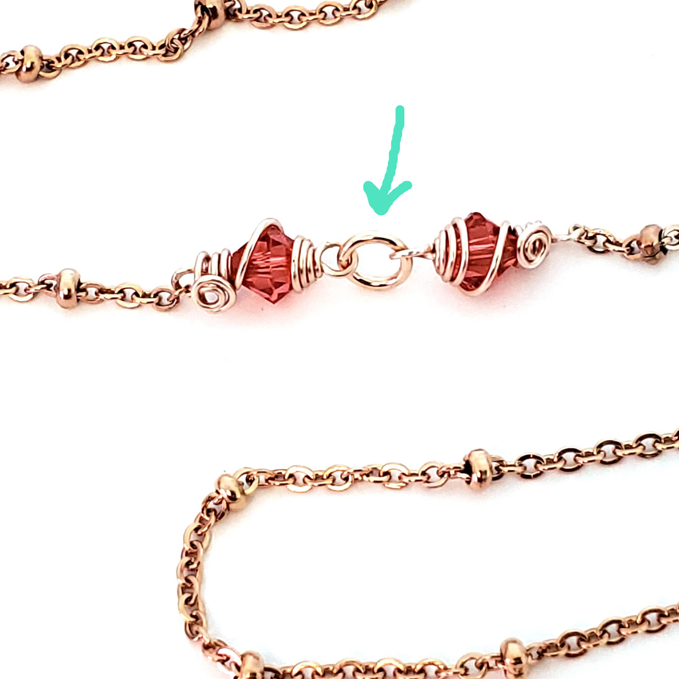 Rose Gold-Filled JumpLocks™, 6x1.0mm (18 gauge), 50 Pieces, Non-Tarnish, 610JL