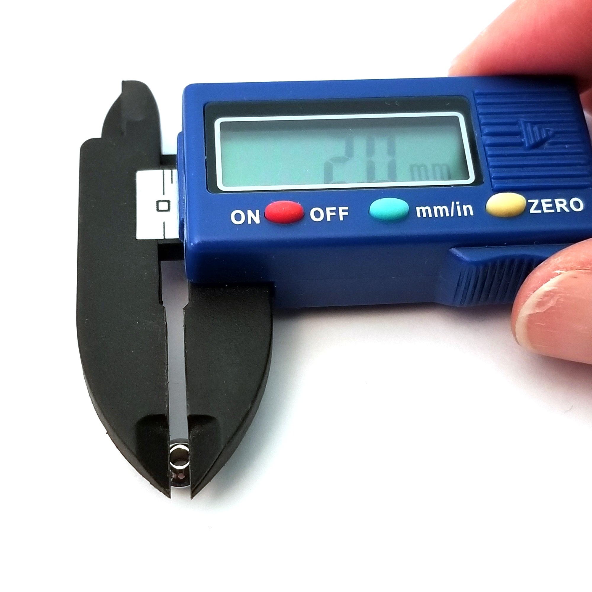 6mm Abacus Beads, Stainless Steel 6x3mm, 2mm Hole, Lot Size 200, #1532