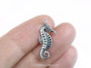 Seahorse Charms, Antique Silver, 3 Dimensional, Lead Free, Cadmium Free, 22x9mm, Lot Size 20, #2154