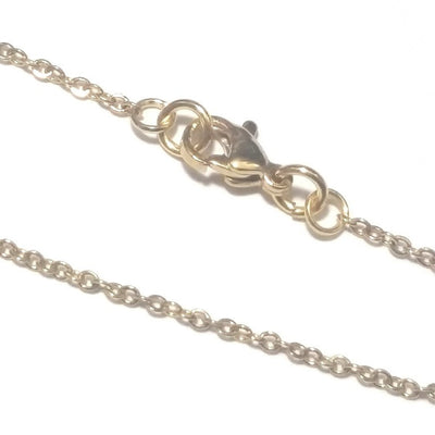 Gold Stainless Steel Fine Chain, 2x1.5mm Links, Soldered Closed, Bulk 50 Meters on a Spool, #1902 G