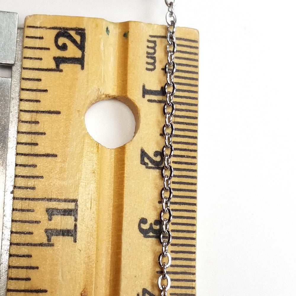 Fine Chain, 3x2.5mm Flattened Oval Links, Bulk 50 Meters on a Spool, #1904  - Jewelry Tool Box