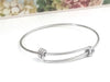 Adjustable Bangle, 2mm thick Stainless Steel Expandable Bracelets, Bulk, 60mm wide, Lot Size 50, #1800