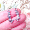 Mermaid Charms, Antique Silver, Double Sided, Lead Free, Nickel Free, 20x8.5x2mm, 2mm Loop, Lot Size 50, #2019 CBK