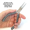 Bent Nose Pliers, Zebra Tools, Black and White, PLZ8 13